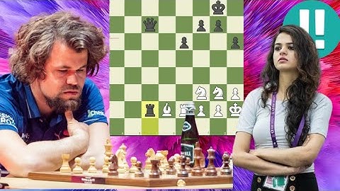 Magnus Carlsen vs Tania Sachdev chess game 84