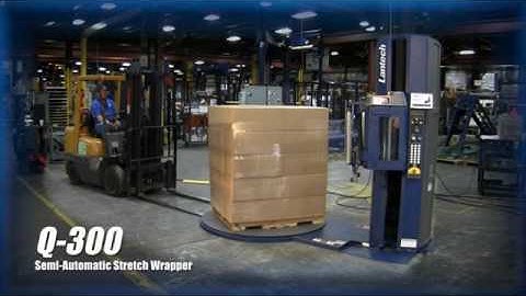 Lantech Q300 Semi-Automatic Pallet Wrapper