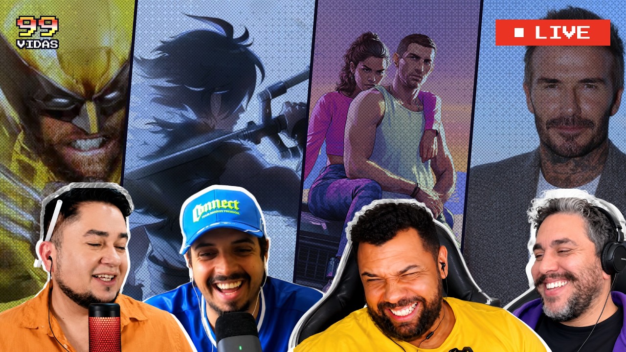 99VIDAS LIVE #16 | GAMEPLAY DO GTA VI VAZADO / ANIME DO KINGDOM HEARTS / COMO SER UM HOMEM ATRAENTE?