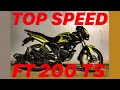 MOTO ITALIKA FT 200 TS TOP SPEED (Maxima Velocidad)