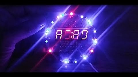DIY Rotating Clock || How to Assemble Rotating LED Clock || ARSLAN TECH