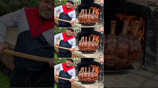 Perfect Prime Ribeye Roast at Home | ASMR NATURE COOKING | #nature #cooking #food #asmr #shorts