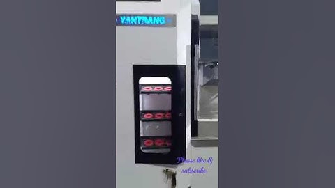 YANTRANG CNC MACHINE  WITH TOUCH SCREEN MITSUBISHI CONTROL #CNC #VMC #HMC