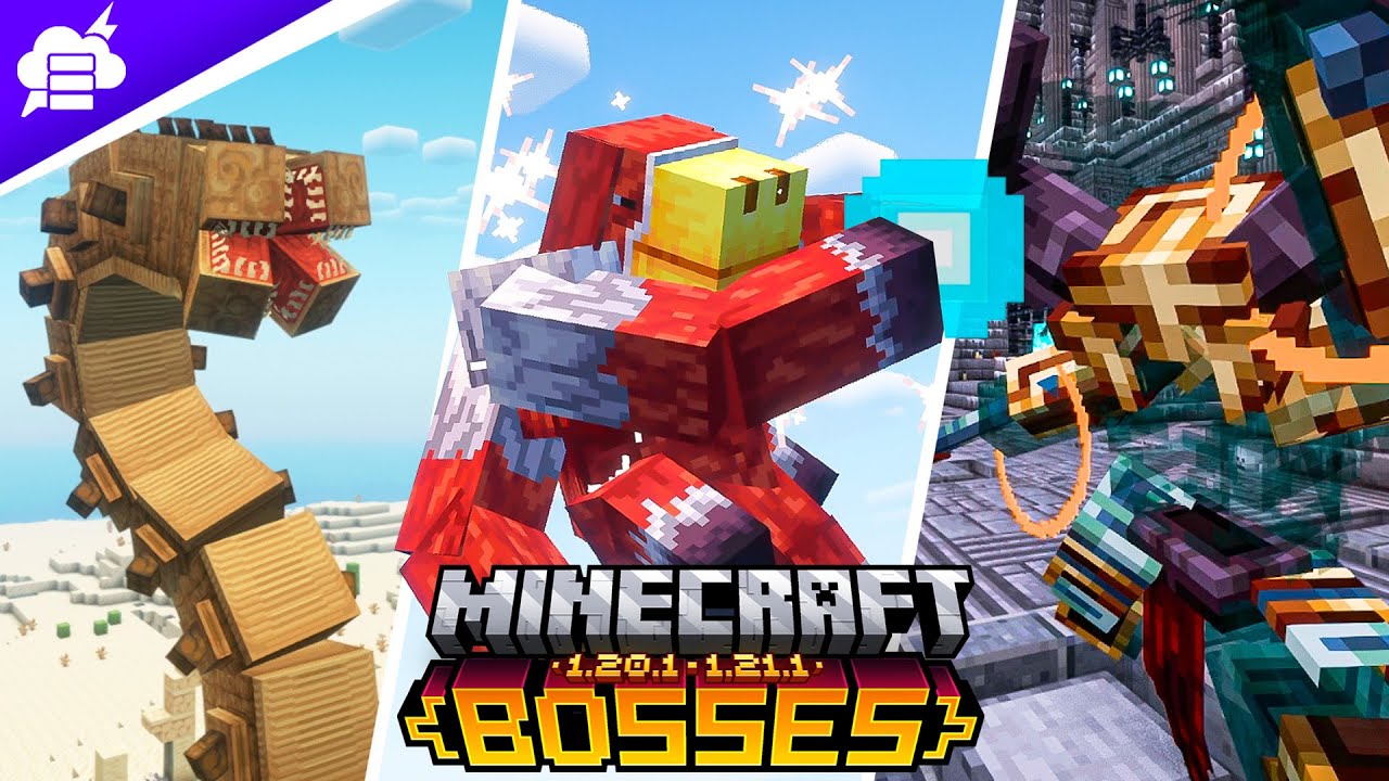 Jefes Mod Minecraft 🔥Mejores MODS de JEFES para MINECRAFT🔥 1.20.1 - 1.21.1 - YouTube