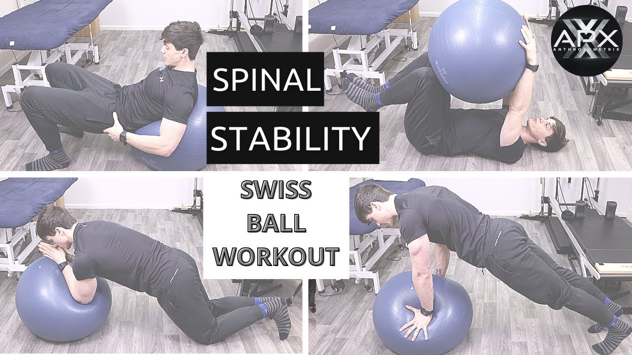 Spinal Stability Episode 1 Swiss Ball Workout YouTube