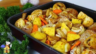 Когда хочу вкусный УЖИН,но лень стоять у плиты, я делаю Это БЛЮДО! Когда хочу вкусный УЖИН,но лень стоять у плиты, я делаю Это БЛЮДО!