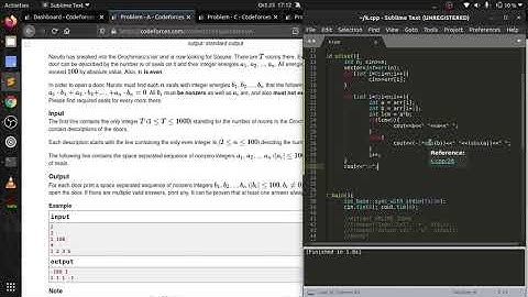 Codeforces Round 679 | Problem A | Finding Sasuke #codeforces #round679