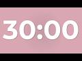 30 Minute Countdown Timer – No Sound | Study, Focus,