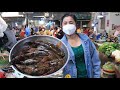 Market show, Buy Elephant fish for cooking / Water mimosa fried fish recipe