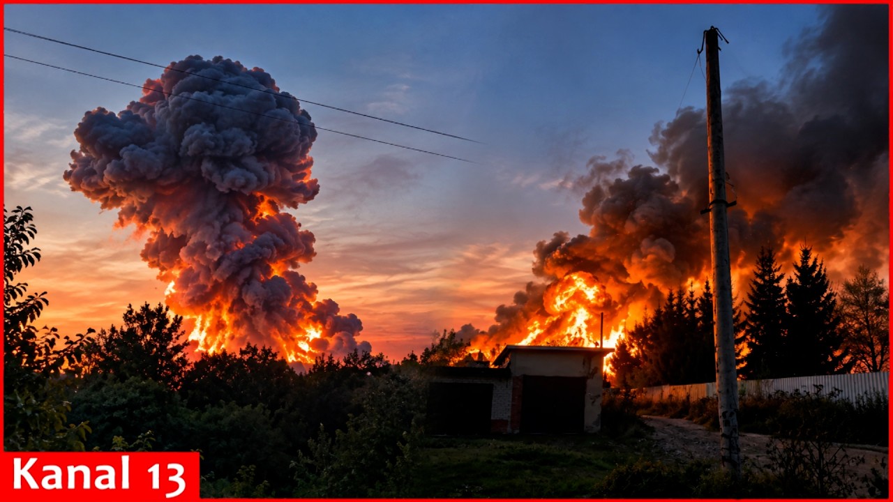 Seven killed as blasts rock Russian chemical plant linked to Shahed warhead production
