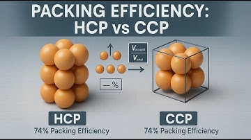 Packing Efficiency in HCP & CCP | Solid State Made Simple | Power Learn College