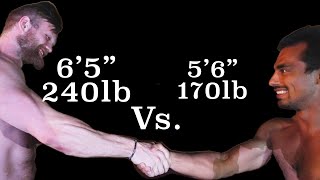 6’5” Bodybuilder vs 5’6” Movement Teacher (Grappling Showdown)
