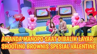 AMANDA MANOPO SAAT DIBALIK LAYAR SHOOTING BROWNIS SPESIAL HARI VALENTINE | @redcarpet83