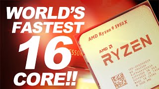 The World's FASTEST 16-Core CPU..!! -- AMD Ryzen 9 5950X - YouTube
