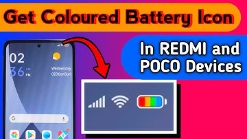 Get This Coloured Battery Icon Now🔥🔥 || REDMI And POCO Devices