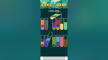 water sort puzzle - level 5035
