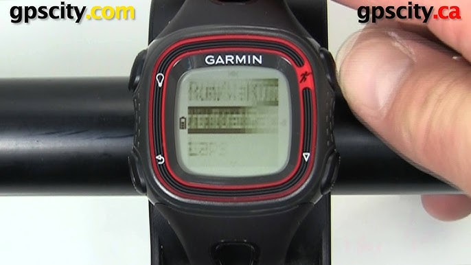 How to Enable and Disable the Garmin Forerunner 10 Running Watch - YouTube