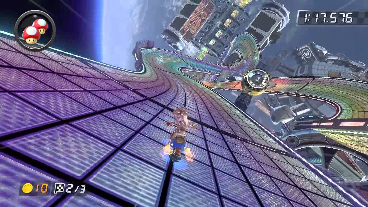 Mario Kart 8 The Fastest Path Rainbow Road YouTube