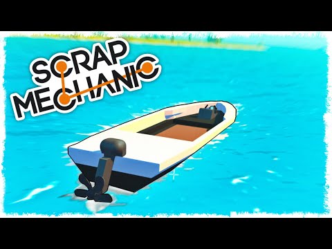 Видео: БИТВА: СТРОИМ ЛОДКУ НА ПОРШНЯХ В SCRAP MECHANIC!!!