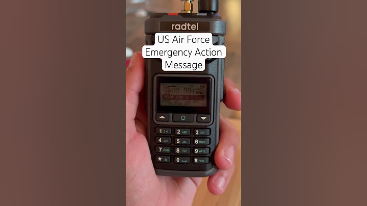 US Air Force Emergency Action Message Received on Radtel RT-860G @ 8991 kHz