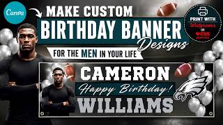 How to Make Custom Birthday Banners in Canva (Print at Walgreens or CVS)