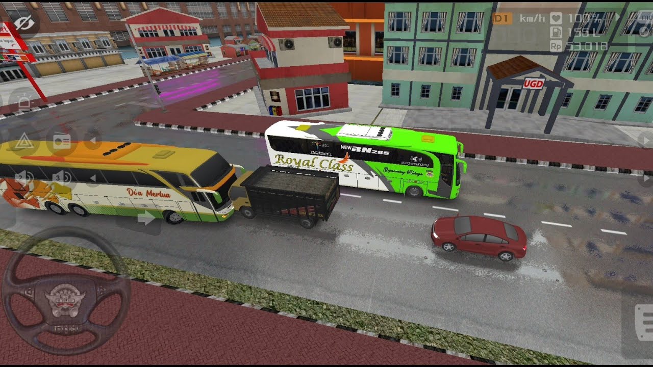 Bus simulator Indonesia gameplay | bussid Indonesia | bus | mobile bus games 