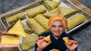 عجينة سمبوسة ناجحة 💯 صحيه بدون طحين ،كيتو ، خالية من جلوتين Gluten Free samosa