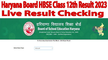 HBSE Board 10th & 12th Result 2023 Live - How to Check Haryana Class 10th & 12th Result 2023