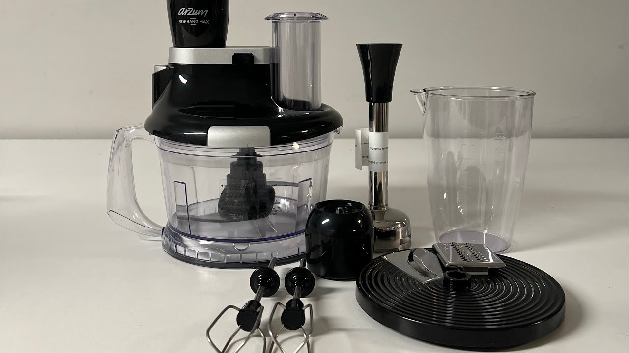 Arzum AR1004 Soprano Max Multi Siyah 1000 W Blender Seti - Banayeni