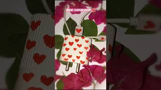 Diy unique phone charger painting ideas💡 ll #phonecharger #painting #shortsfeed #diy #craftideas
