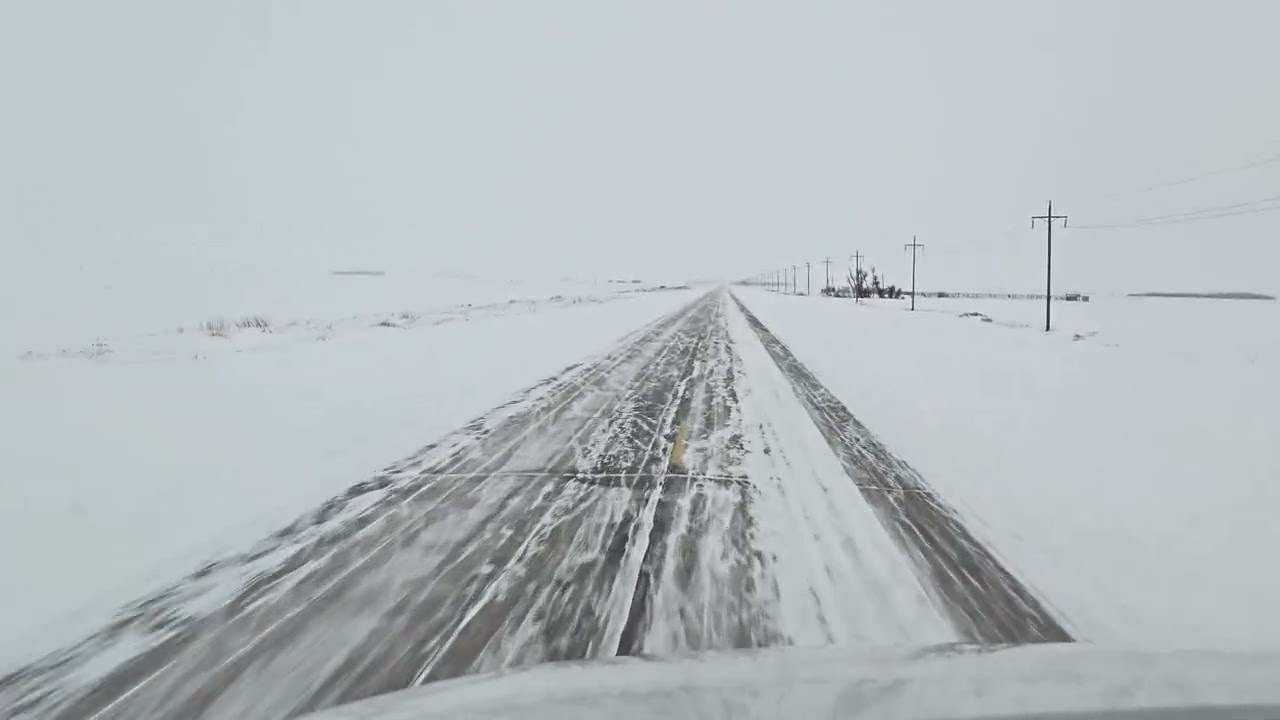 Snow Driving in Manitoba 🇨🇦 Extreme Winter Roads