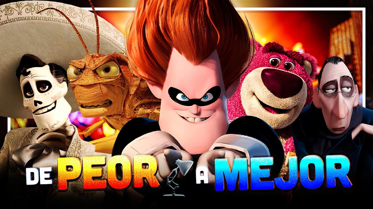 Los 35 VILLANOS de PIXAR: De PEOR a MEJOR | 