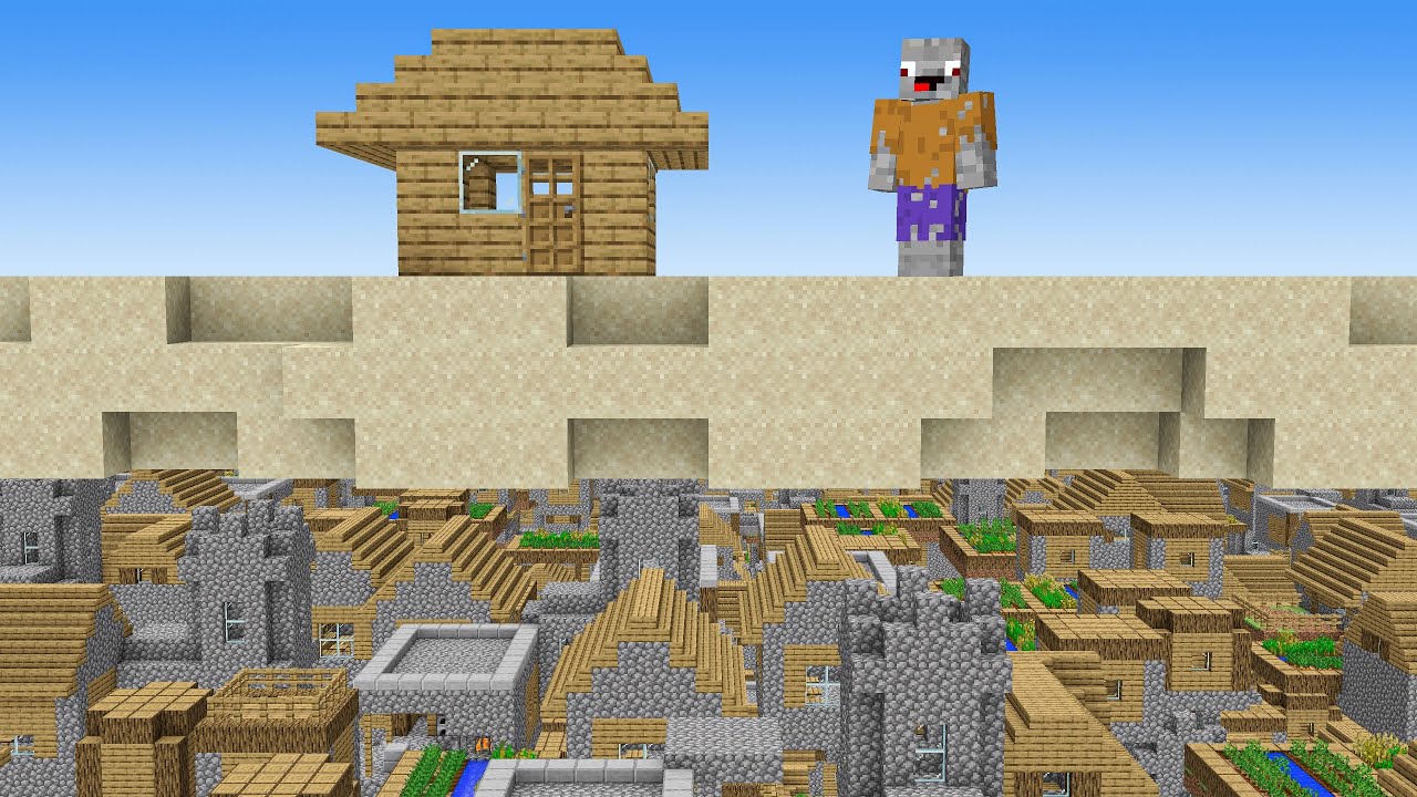 Ich BAUE eine UNTERGRUND STADT in Minecraft STADT - YouTube