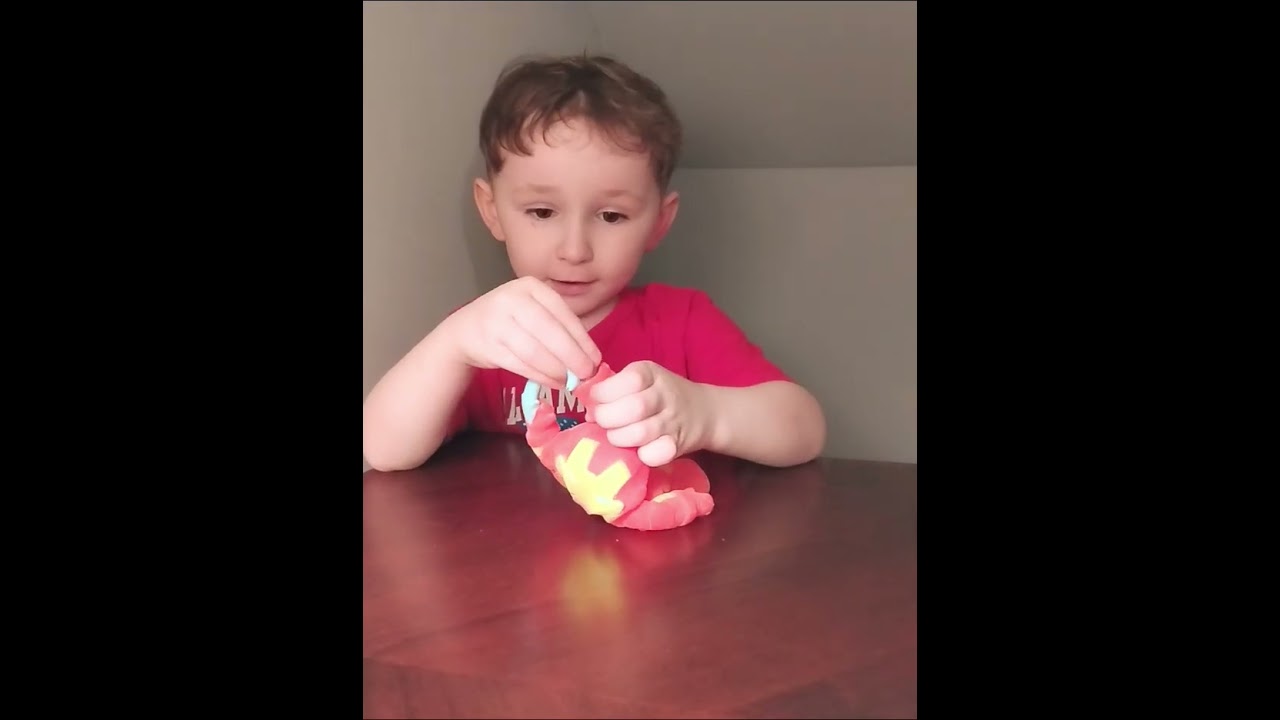 Savage Opens Iron Man Stretch Doll Toy 