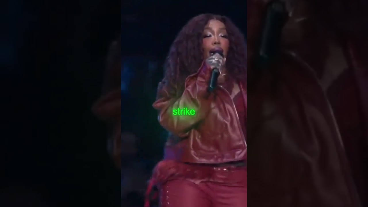 SZA’S SUPERBOWL PERFORMANCE - LUTHER🔥🥶