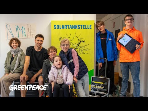 Germany's first solar charging station at a school
