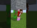 JJ and Mikey Team's Strength 💥 - JJ and Mikey Maizen Minecraft Animation #maizen #minecraft #shorts