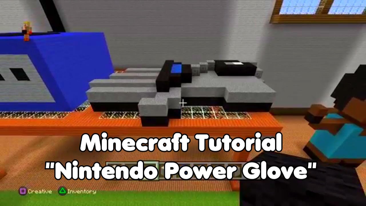 Minecraft Pixel Art Tutorial - Nintendo Power Glove - YouTube