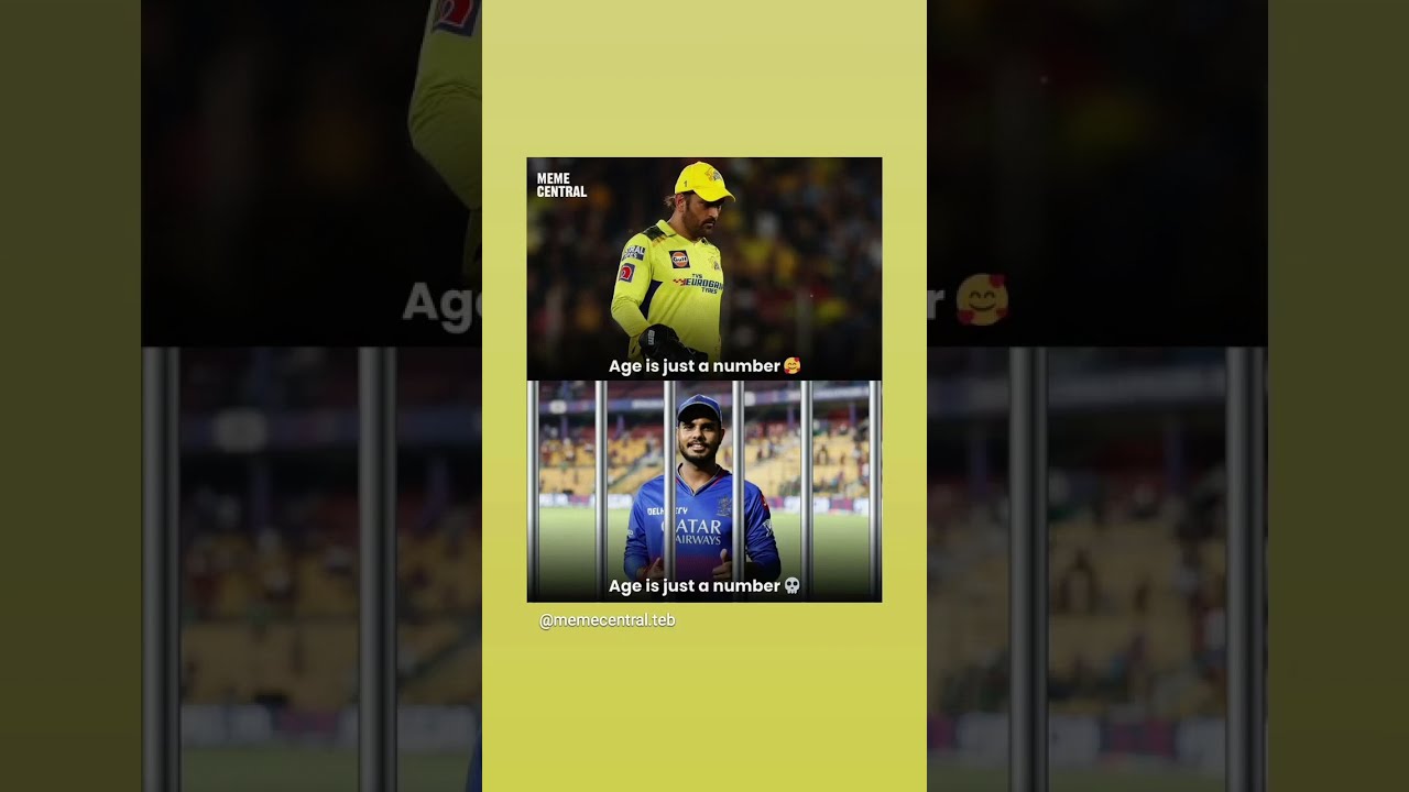 Age Is Just A Number Msdhoni Yashdayal Csk Rcb Viral Tranding
