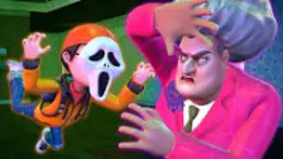 Scary Teacher 3d-Nick prank with Miss-T and Francis|Buzz Family ANIMATION