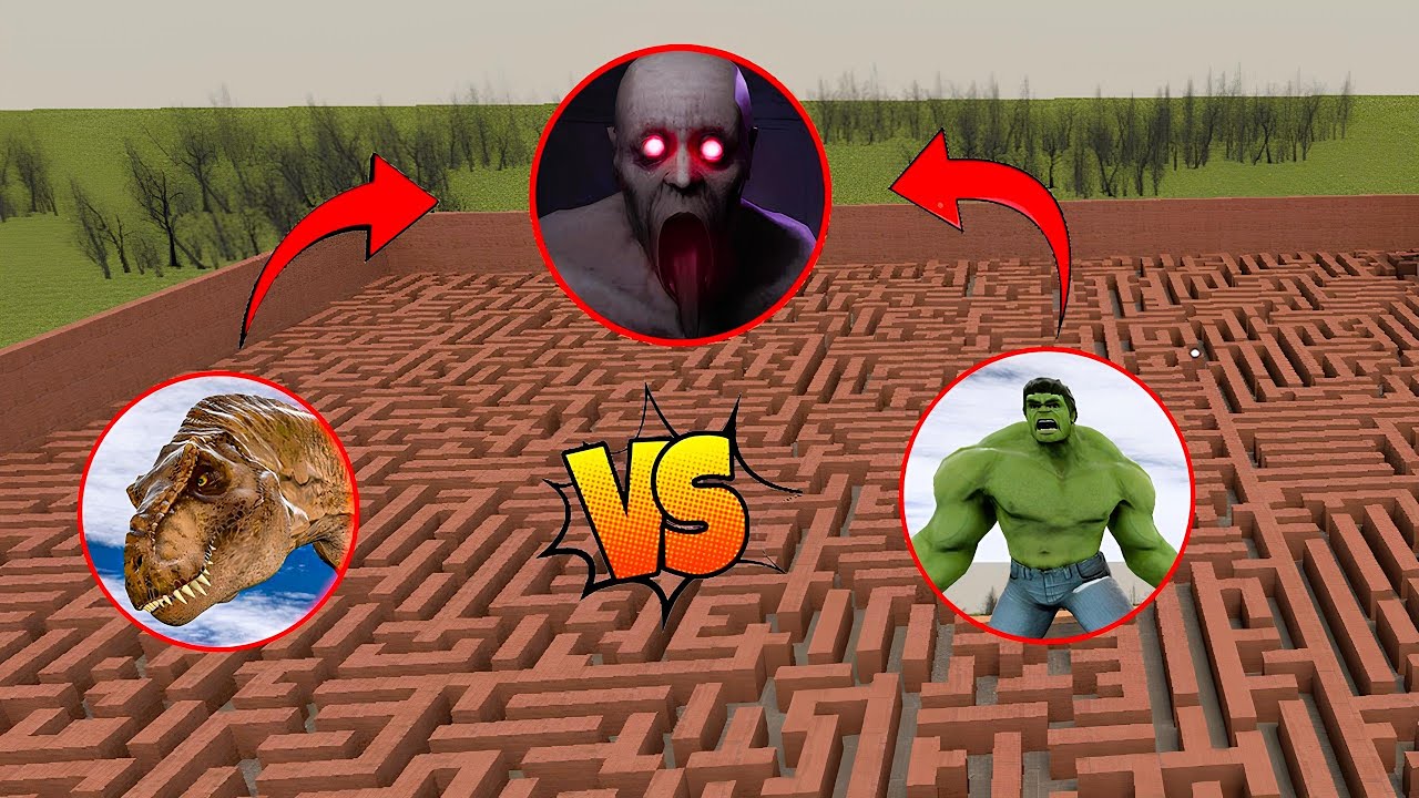 The Unequal Battle Between Hulk vs SCP 096 In Garry's Mod #9