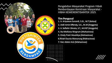 Pengabdian Masyarakat Program Hibah Pemberdayaan Kemitraan Masyarakat - HIBAH KEMENDIKTISAINTEK 2025