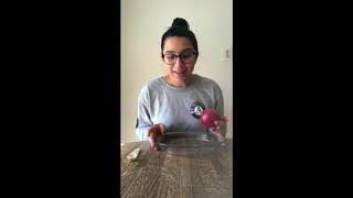 Apple Volcano Experiment