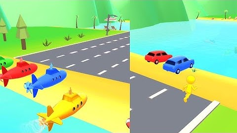 Shape sifting racing game video, gameplay walkthrough Speedrun world