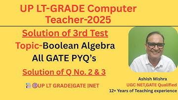 Gate 2024Boolean Algebra PYQ| UP LT-GRADE Computer-2025| #upltgrade2025  #gatepyqs #gatepyq #isro