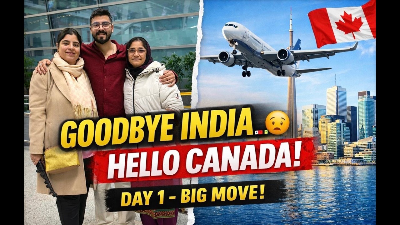 Day 1 - Leaving India Was Harder Than I Thought… | Bikaner to Toronto 🇮🇳🇨🇦