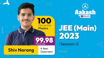 JEE (Main) 2023 - Session 1 Results | Shiv Narang (99.98 Percentile) | 2 Year Preparation Journey