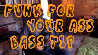 Video thumbnail of "Bassistik cours de basse - Fred Wesley's Funk for your ass"