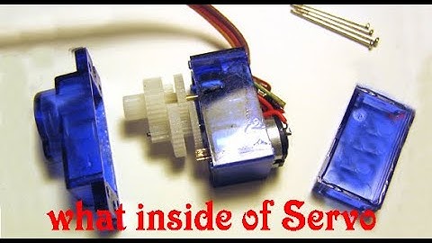 What inside of a servo | servo motor parts