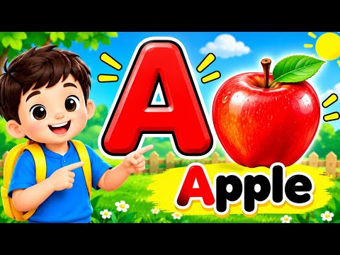 🍎 A for Apple | B for bol | A Apple | A To Z words | Learn A with Apple | Kids Learning Video | 2